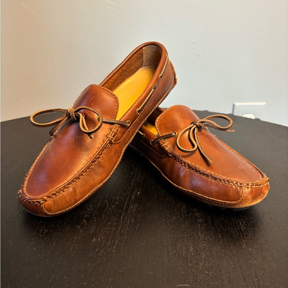 Cole Haan Classic Brown Leather Driver Loafers